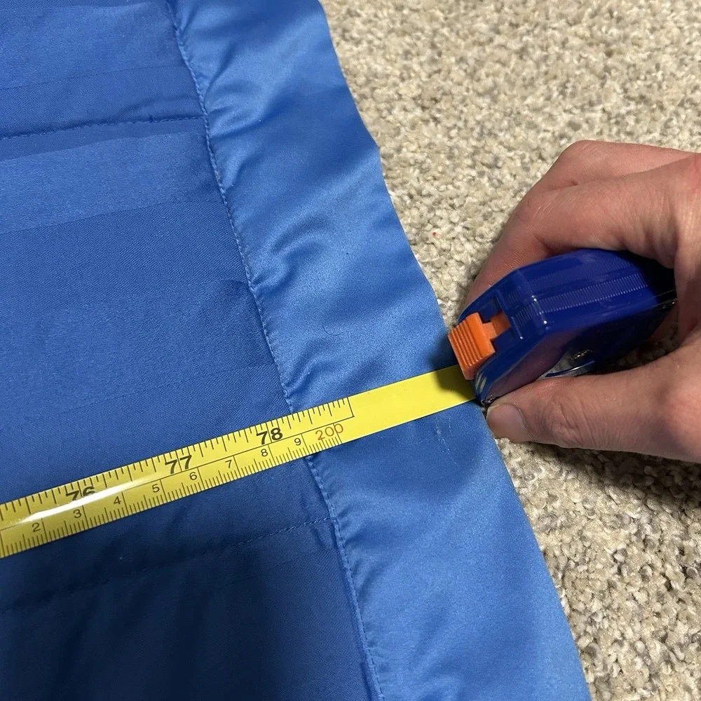 Lauren Ralph Lauren Comforter Twin Size Bed Blanket Crest Blue Quilted Polyester